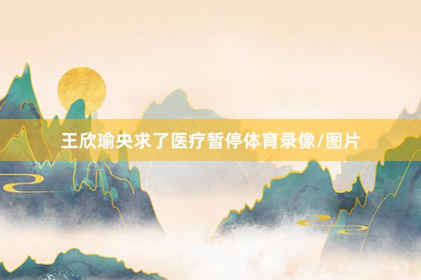 王欣瑜央求了医疗暂停体育录像/图片