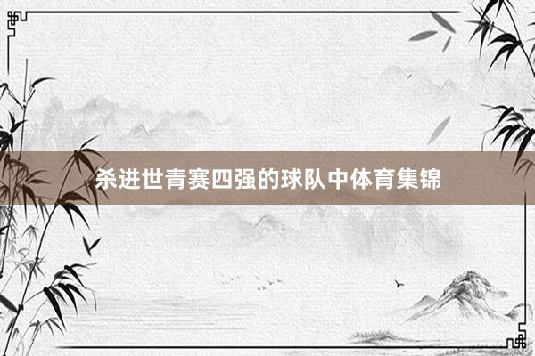 杀进世青赛四强的球队中体育集锦