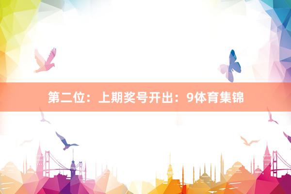 第二位：上期奖号开出：9体育集锦