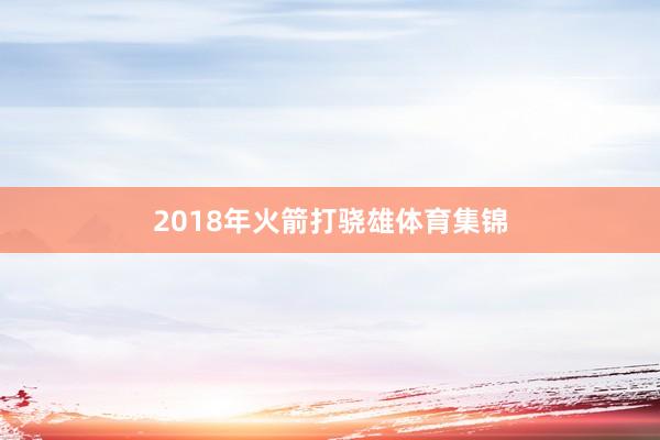 2018年火箭打骁雄体育集锦