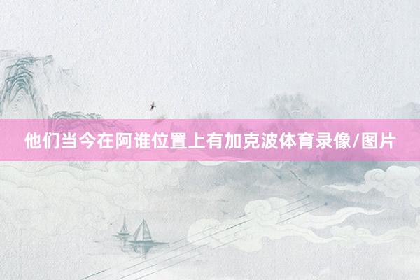 他们当今在阿谁位置上有加克波体育录像/图片